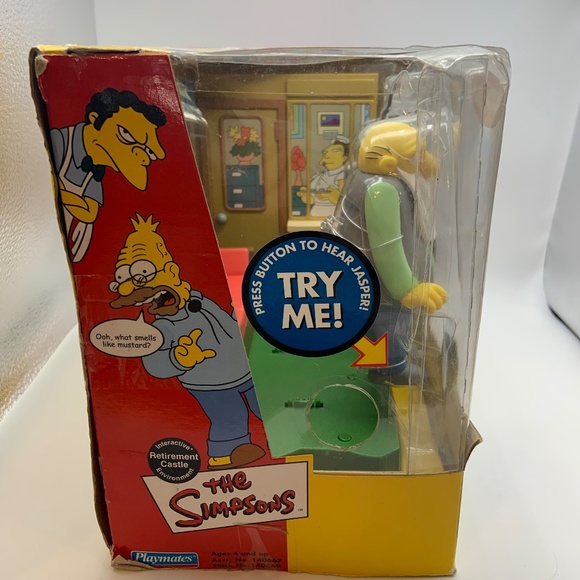 VTG The Simpsons TV Show Retirement Castle Interactive Intelli-Tronic w/ Jasper - Picture 8 of 16